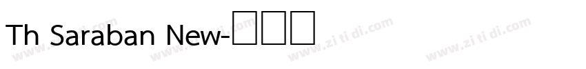 Th Saraban New字体转换